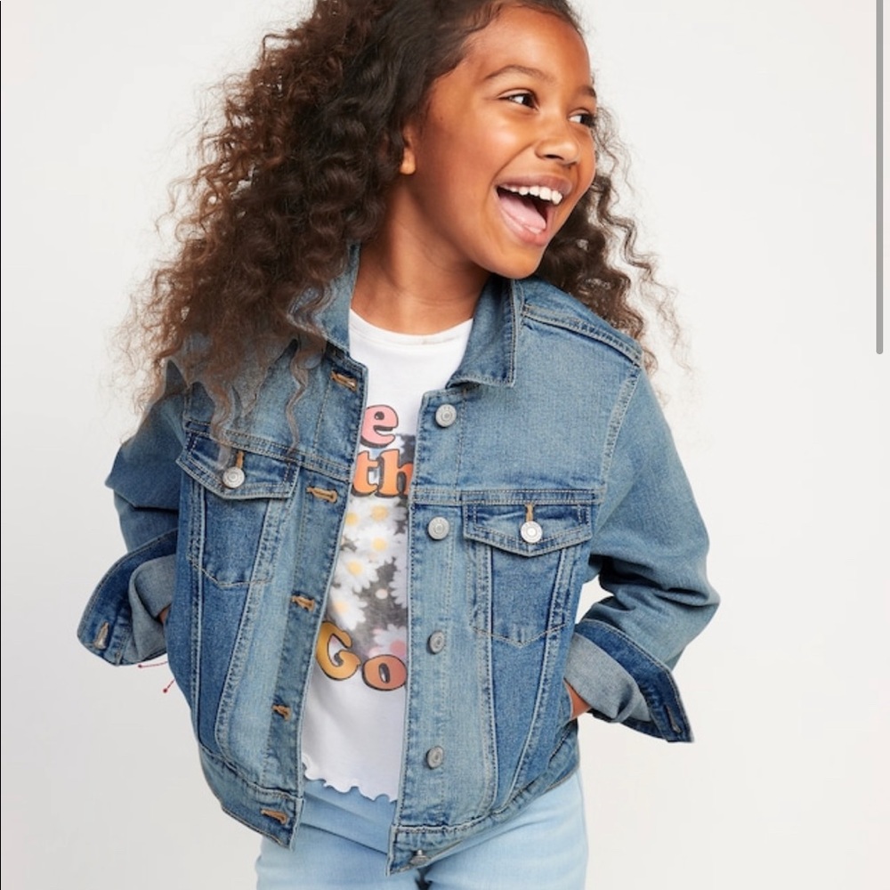 Old Navy Jean Trucker Jacket  Girls Size S (6-7)